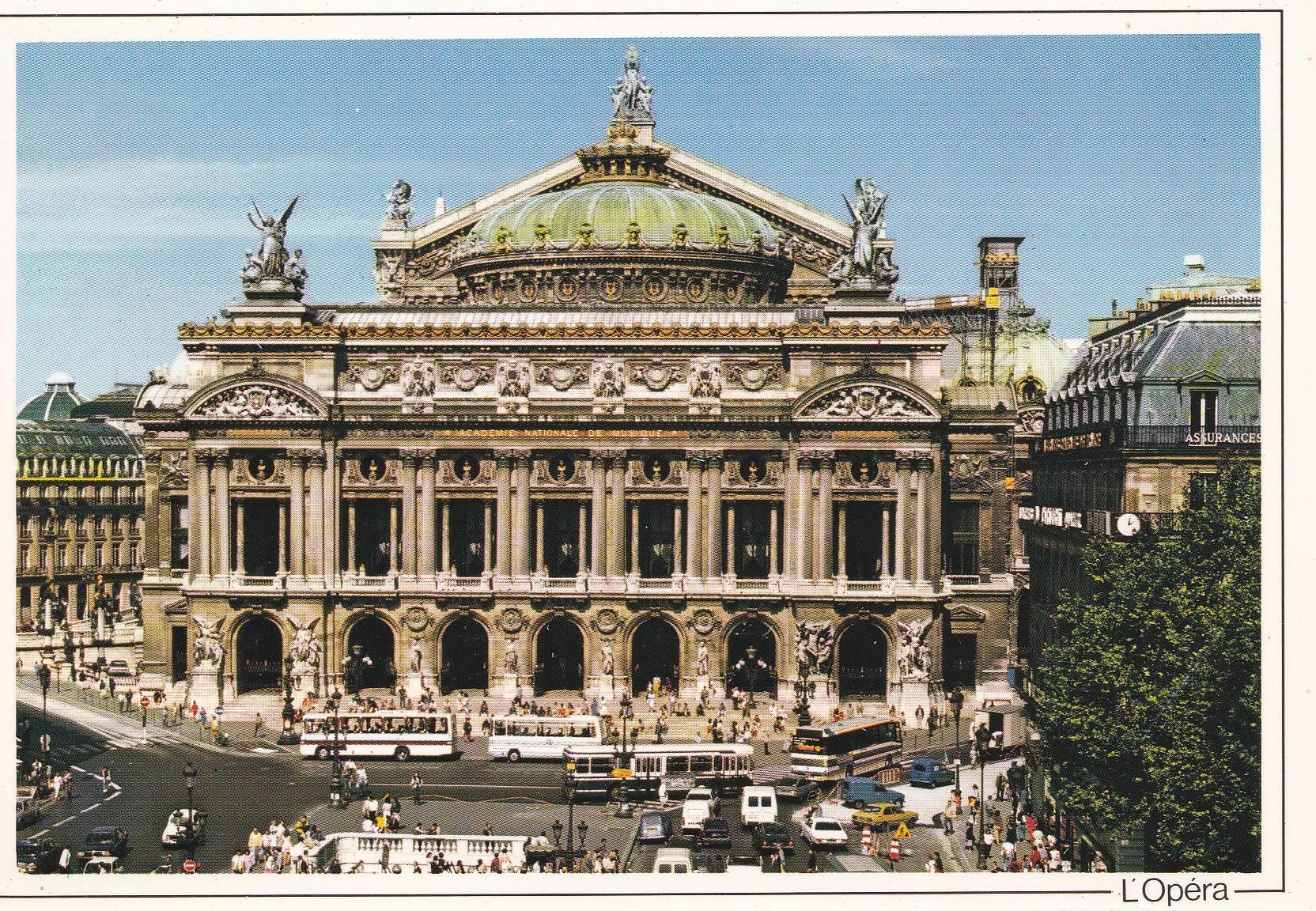 POSTAL B6931: PARIS: OPERA