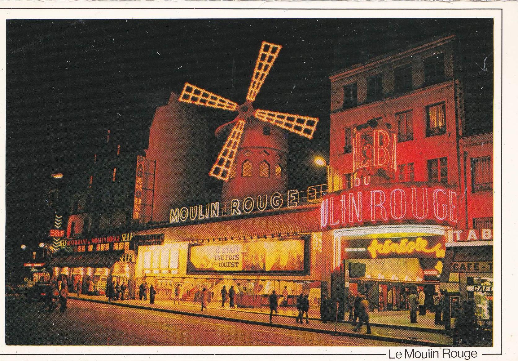 POSTAL B6932: PARIS: LE MOULIN ROUGE