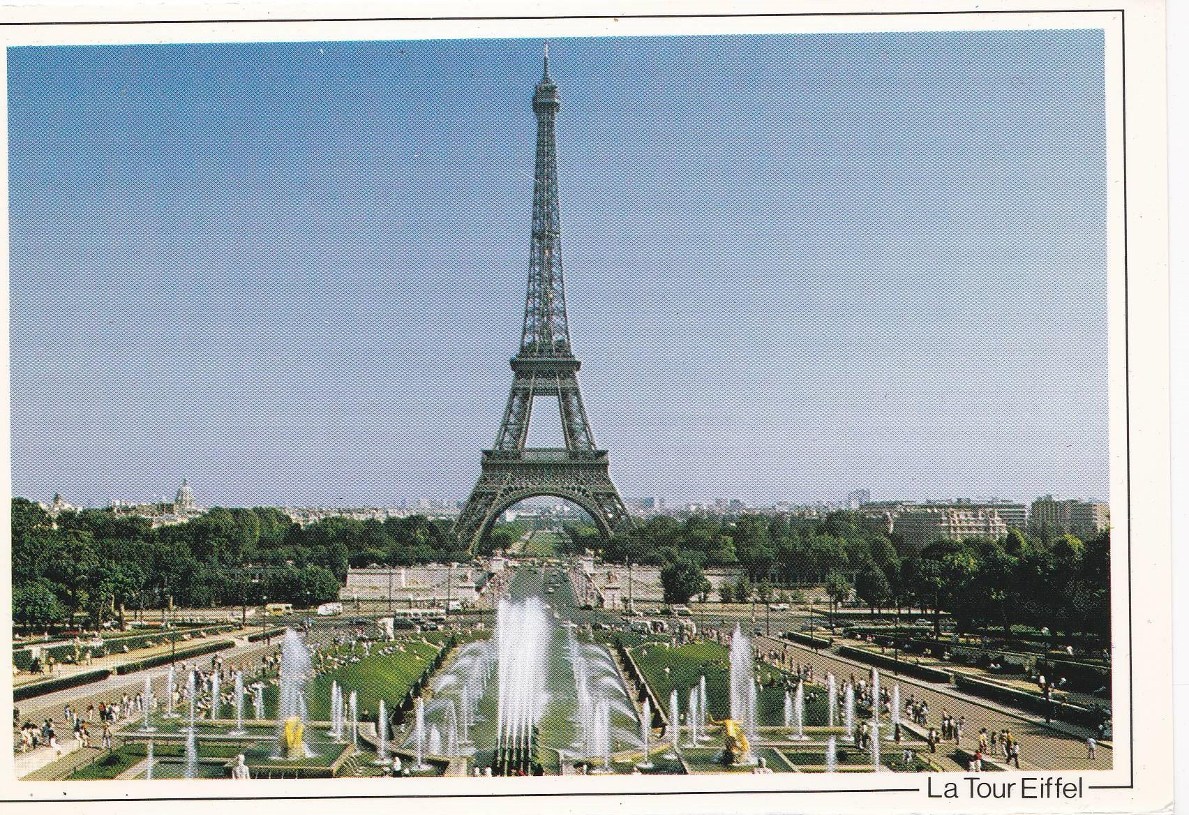 POSTAL B6937: PARIS: LA TORRE EIFFEL