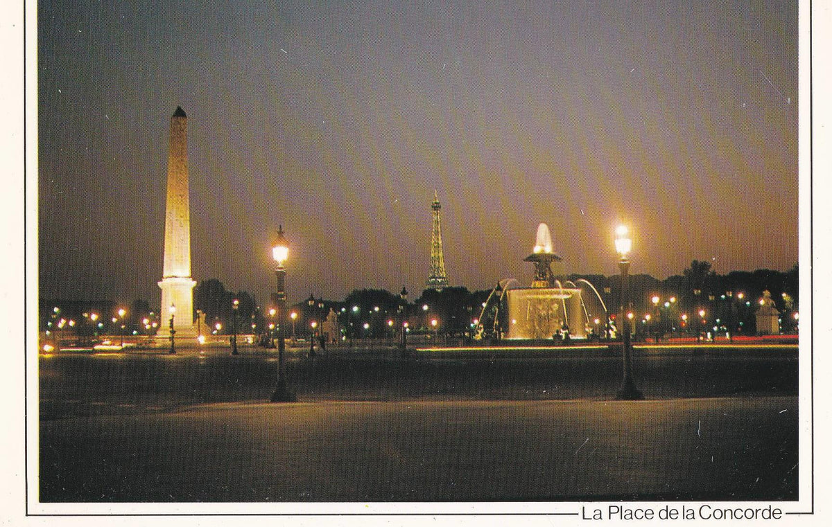 POSTAL B6938: PARIS: PLAZA DE LA CONCORDIA