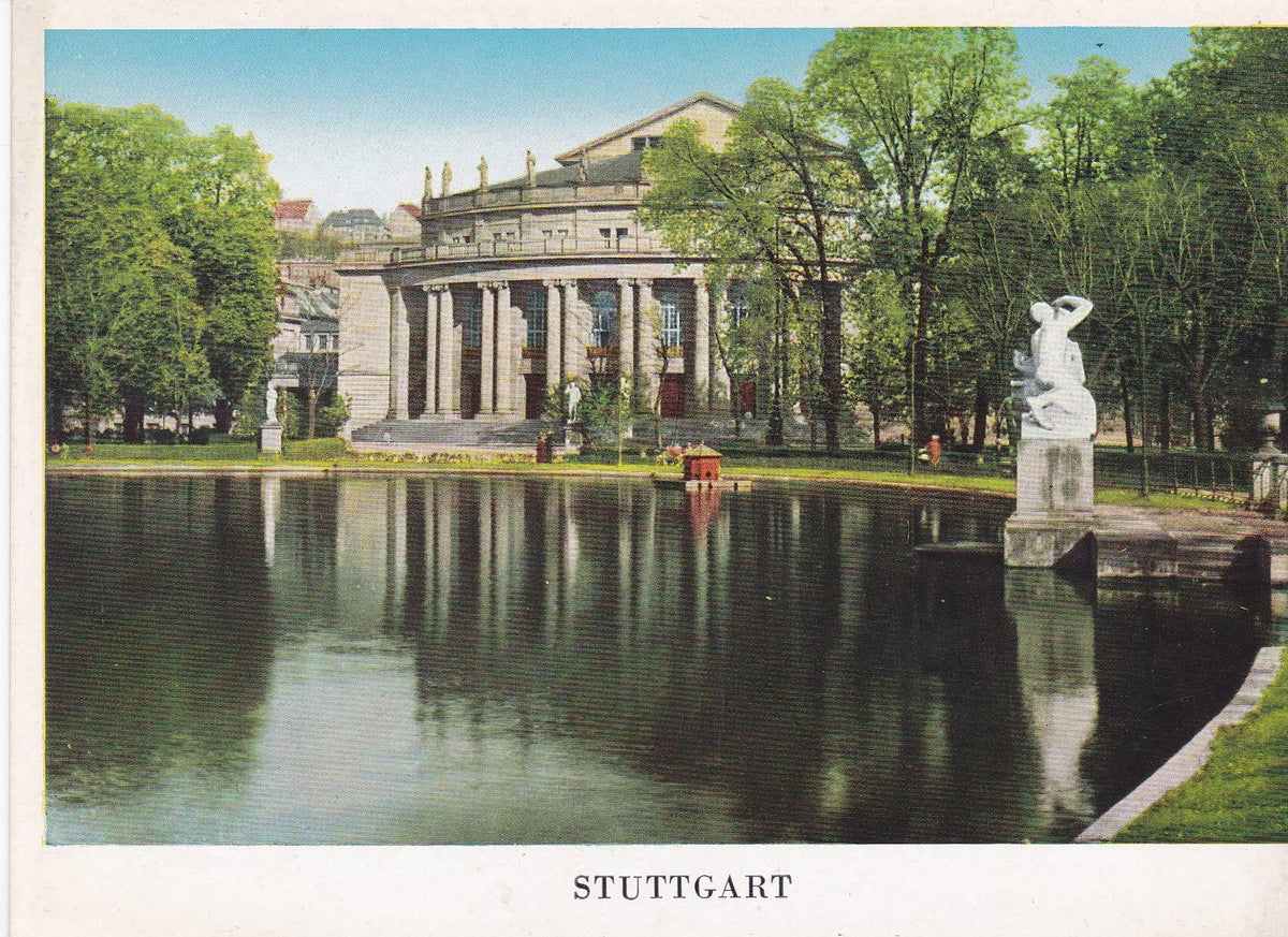 POSTAL B6956: STUTTGART: STAATSTHEATER