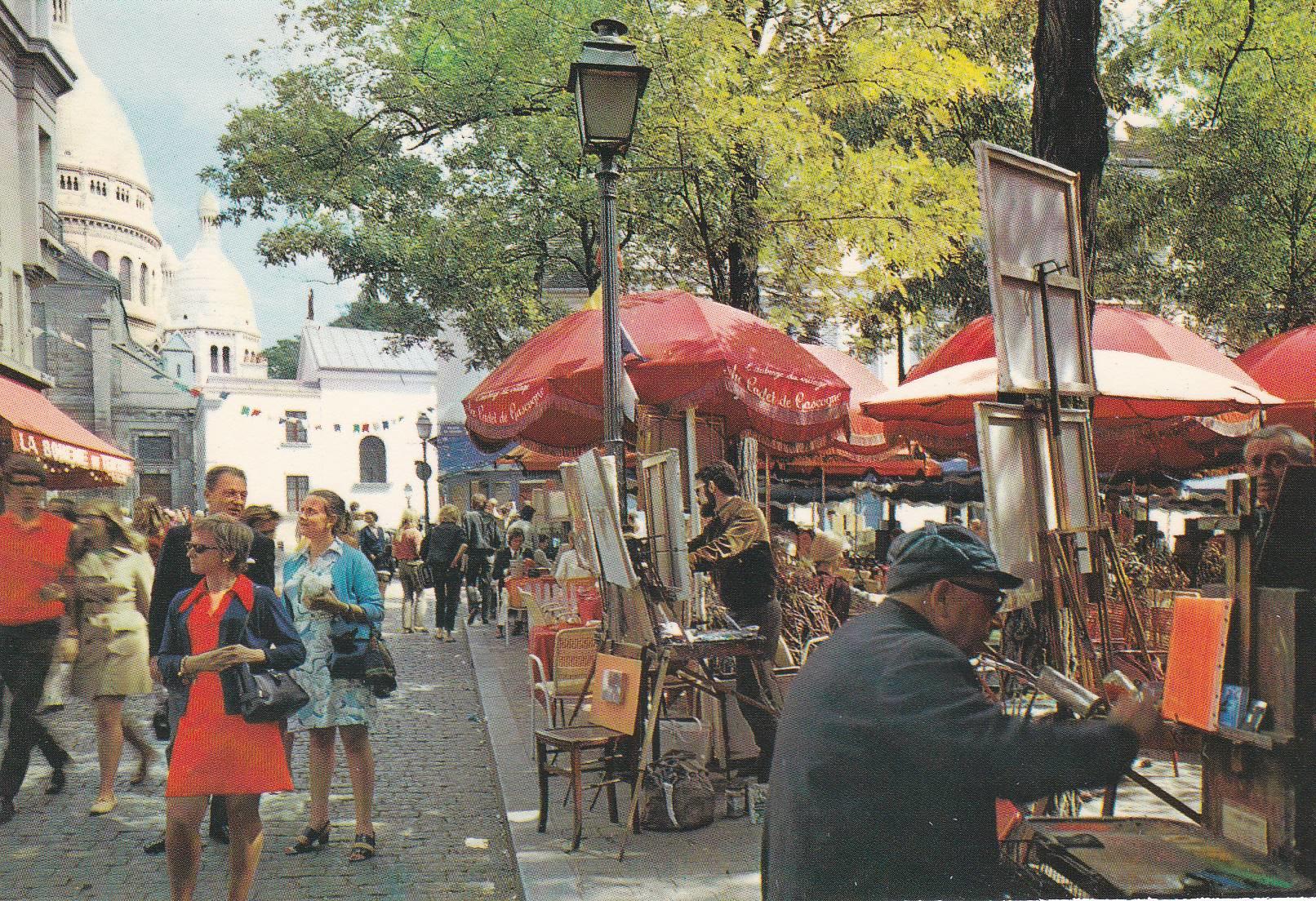 POSTAL B6962: PARIS: MONTMATRE