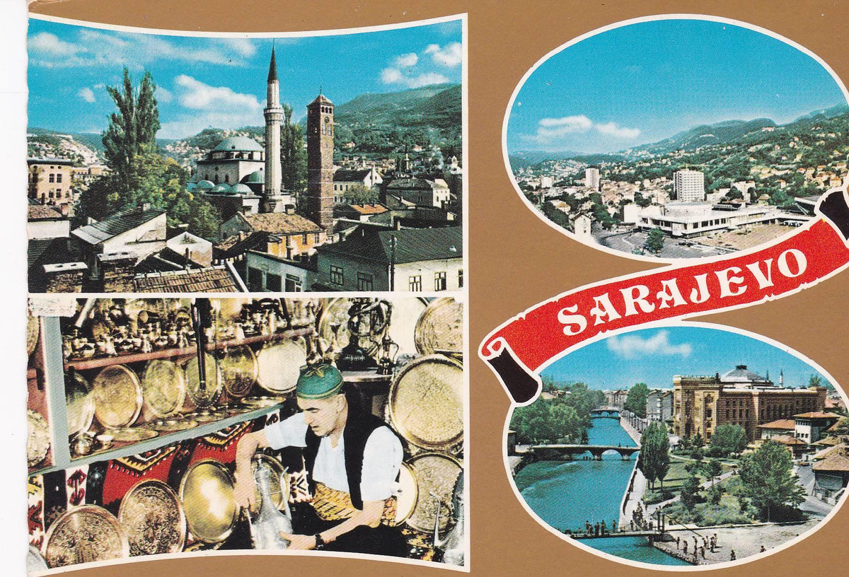 POSTAL B6984: SARAJEVO: DIFERENTES ASPECTOS
