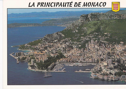POSTAL B6998: MONACO: VISTA AEREA