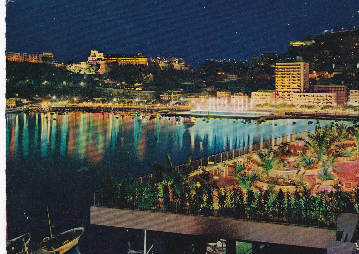 POSTAL B7001: MONACO: VISTA AEREA DEL PUERTO