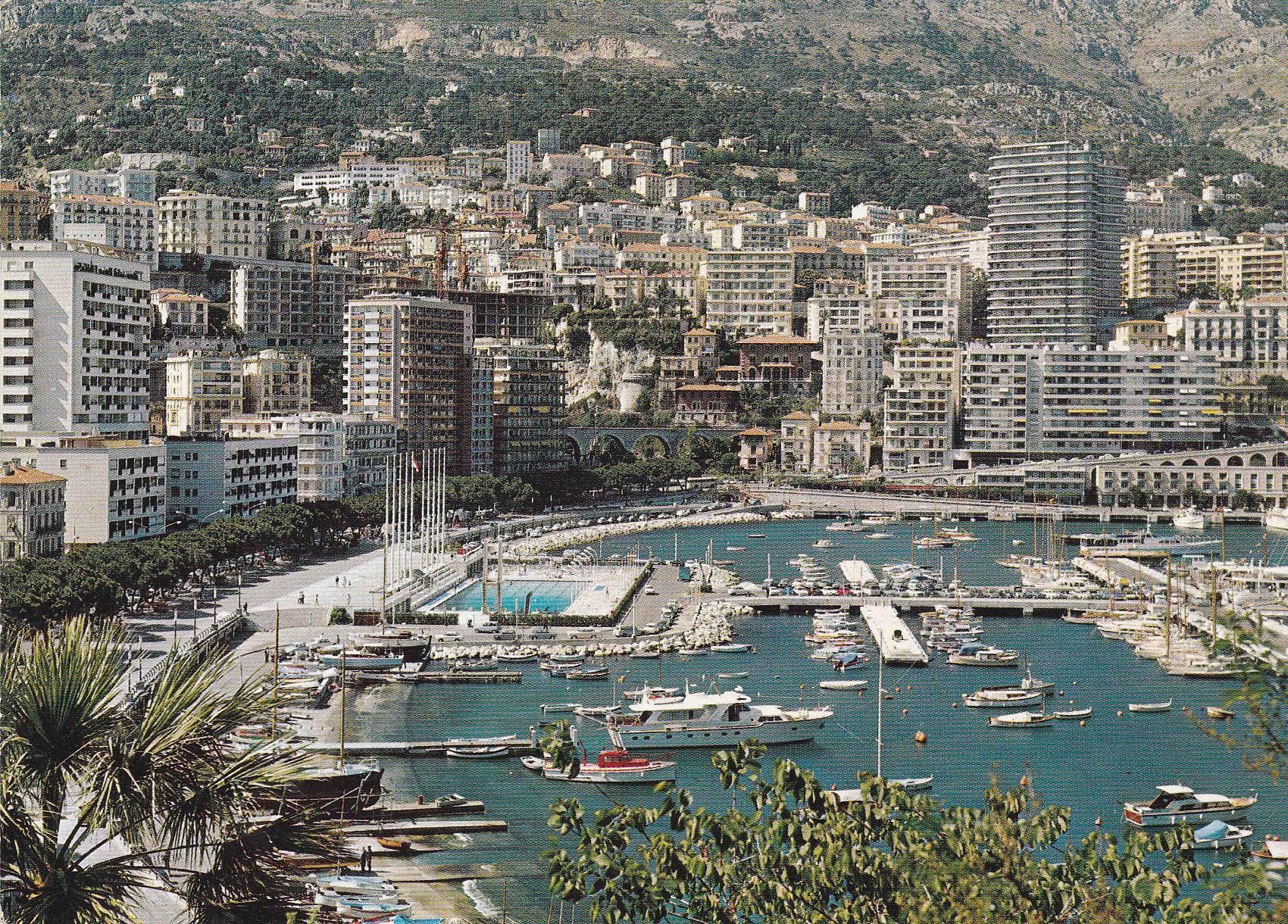 POSTAL B7005: MONACO: PISCINA OLIMPICA