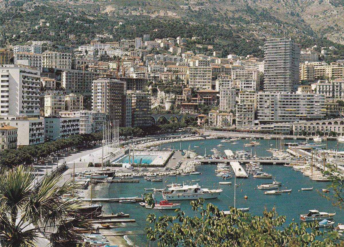 POSTAL B7005: MONACO: PISCINA OLIMPICA