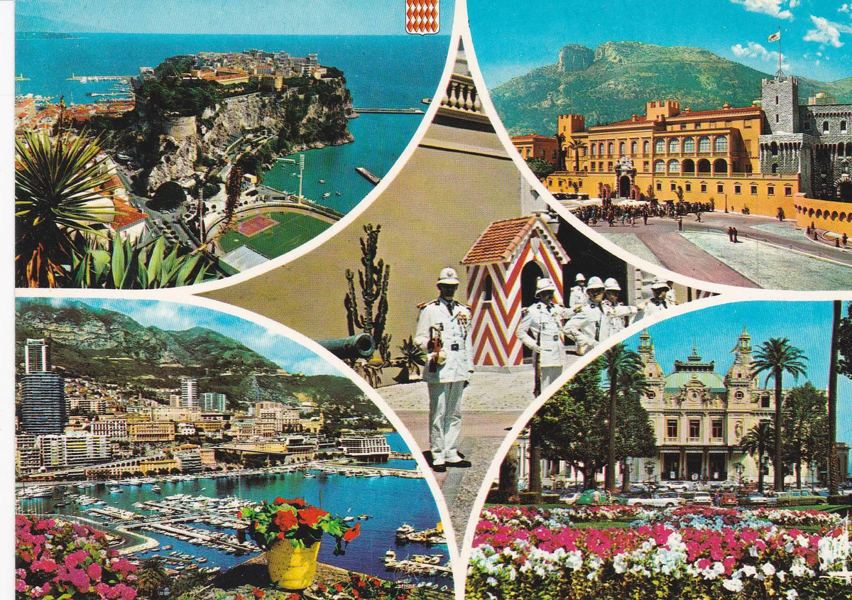 POSTAL B7006: MONACO: LE ROCHER