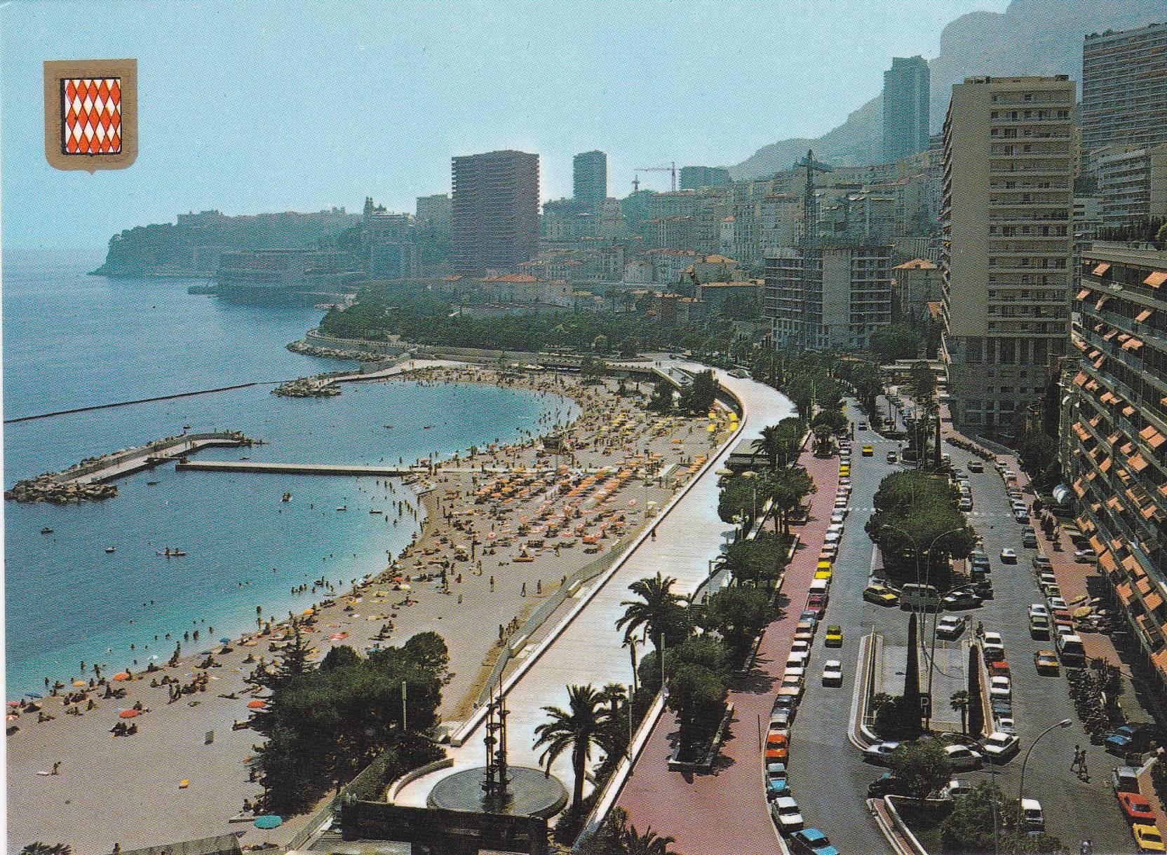 POSTAL B7008: MONACO: PLAYA DE LARVOTTO