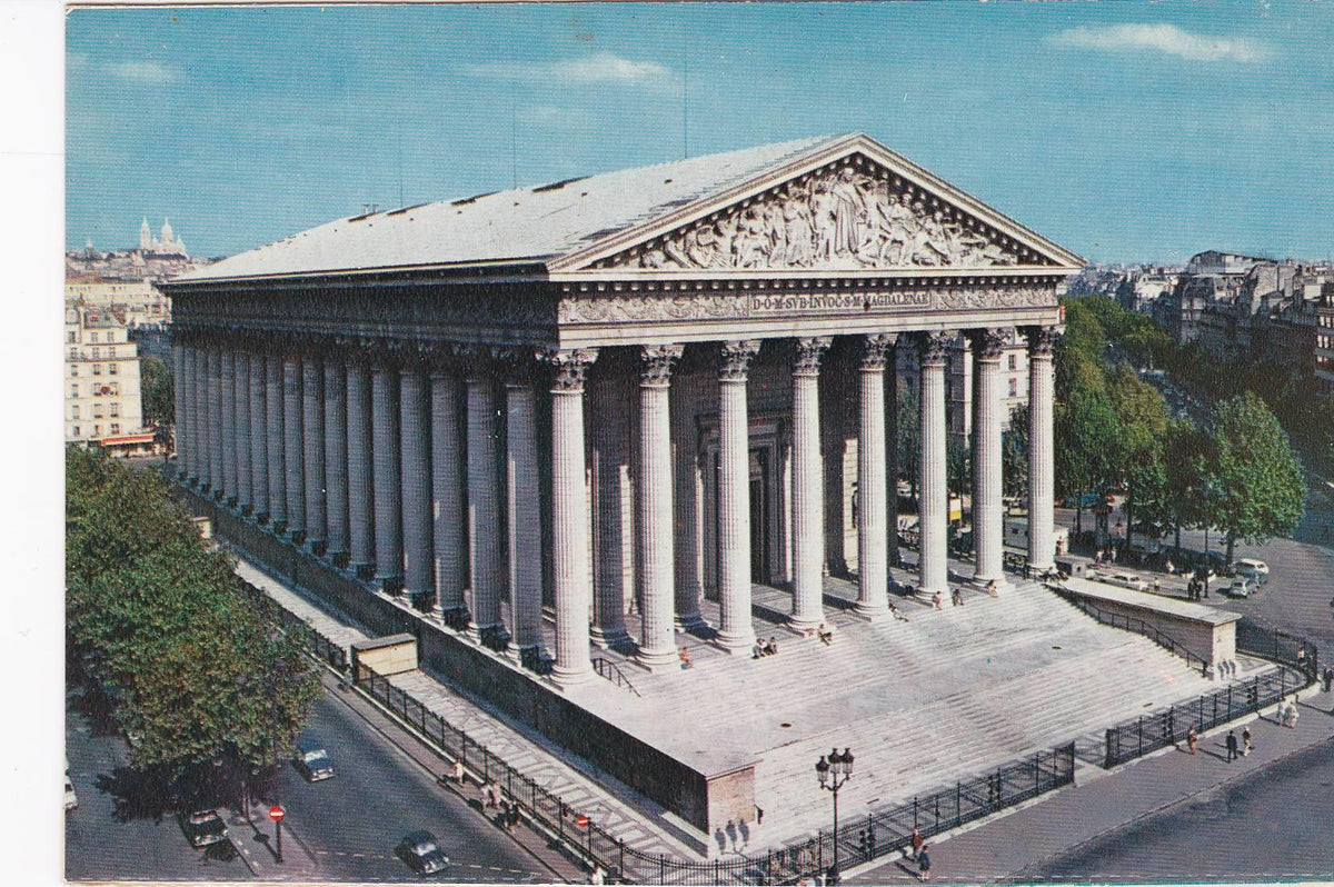 POSTAL B7019: PARIS: LA MADELEINE