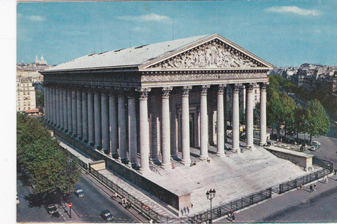 POSTAL B7019: PARIS: LA MADELEINE