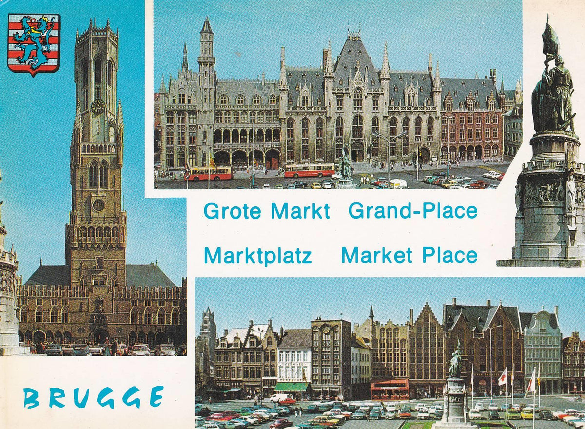 POSTAL B7023: BRUSELAS: BRUJAS