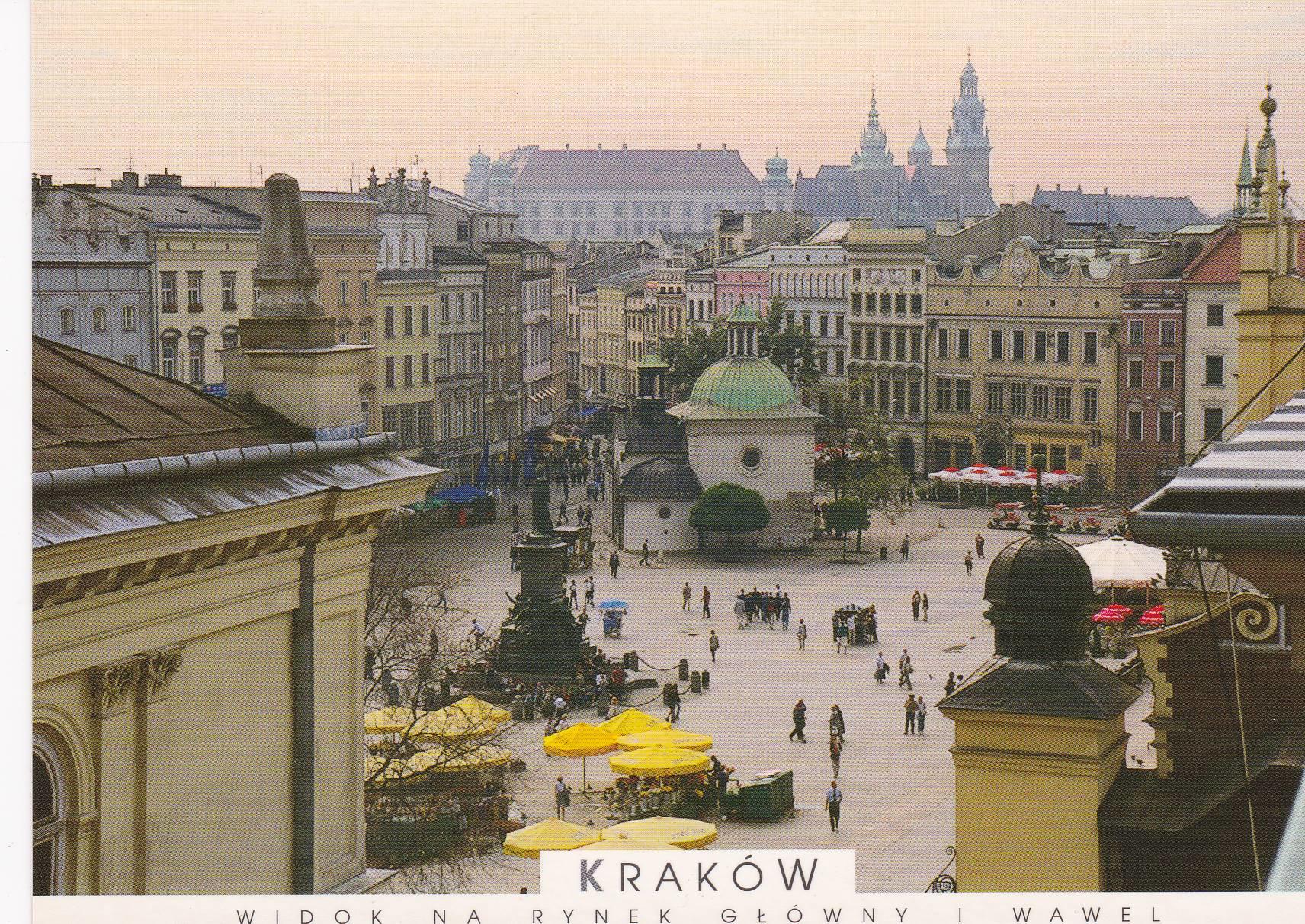 POSTAL B7025: CRACOVIA: PLAZA PRINCIPAL