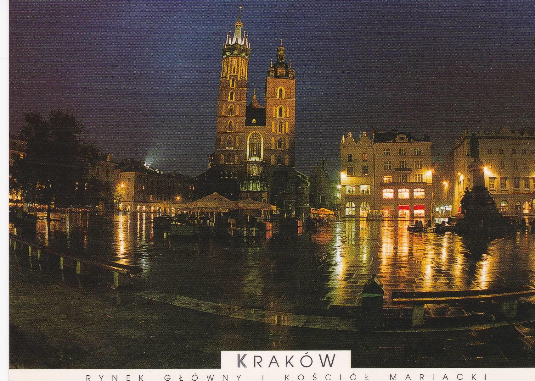 POSTAL B7027: CRACOVIA: IGLESIA ST MARY