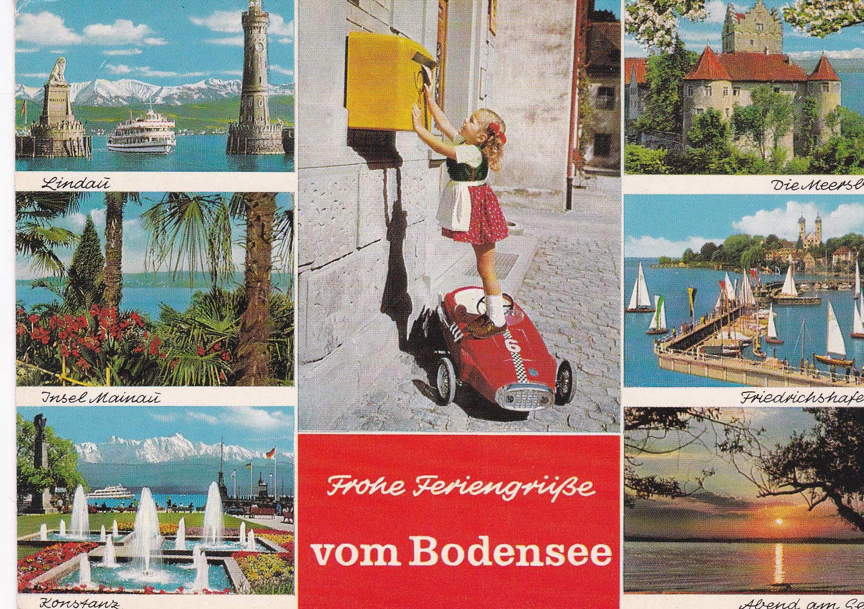 POSTAL B7034: ALEMANIA: BODENSEE