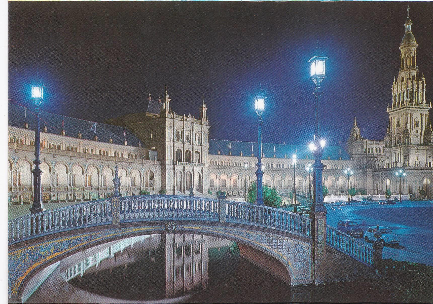 POSTAL B7038: SEVILLA: PLAZA DE ESPAÑA