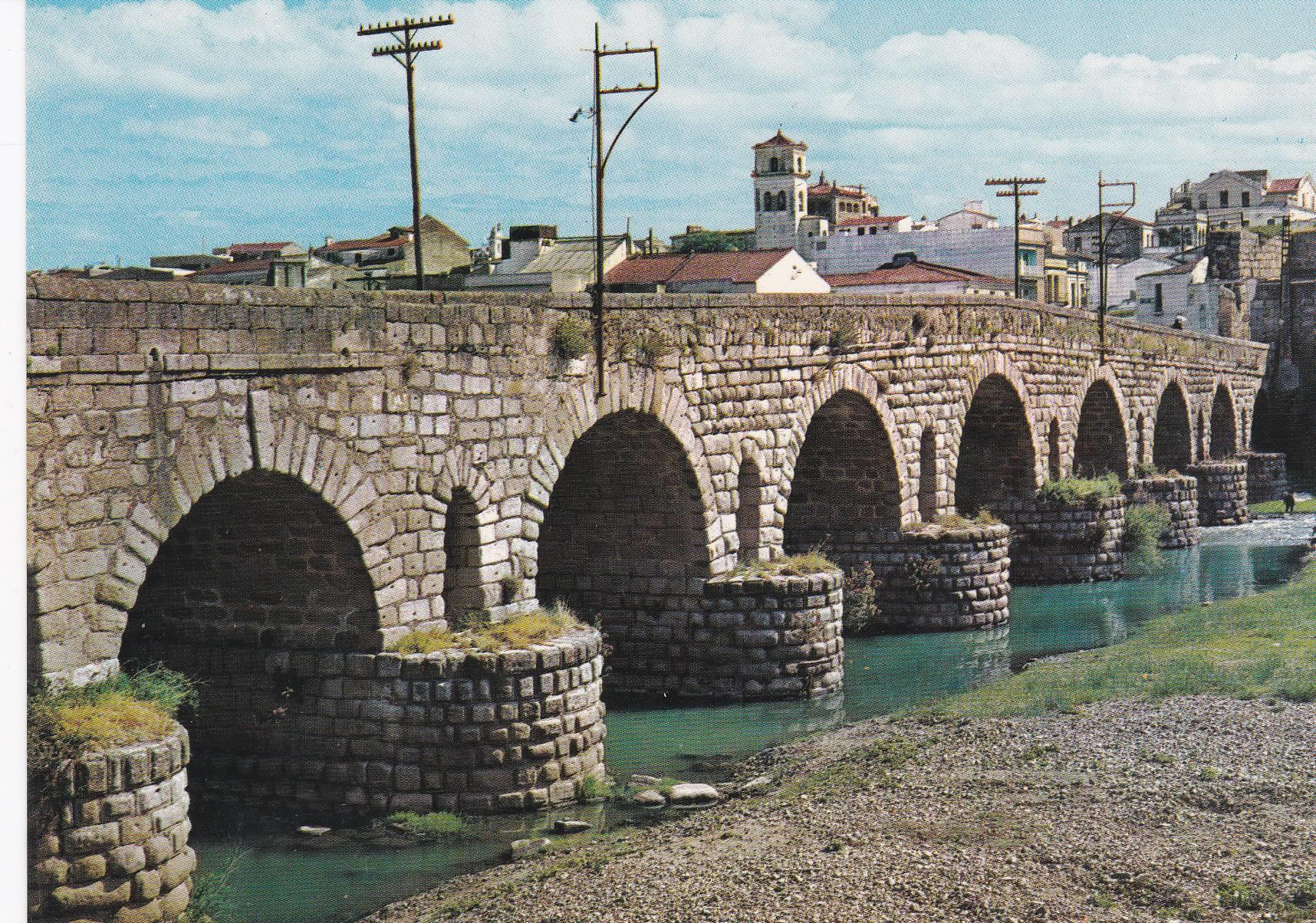 POSTAL B7043: MERIDA: PUENTE ROMANO