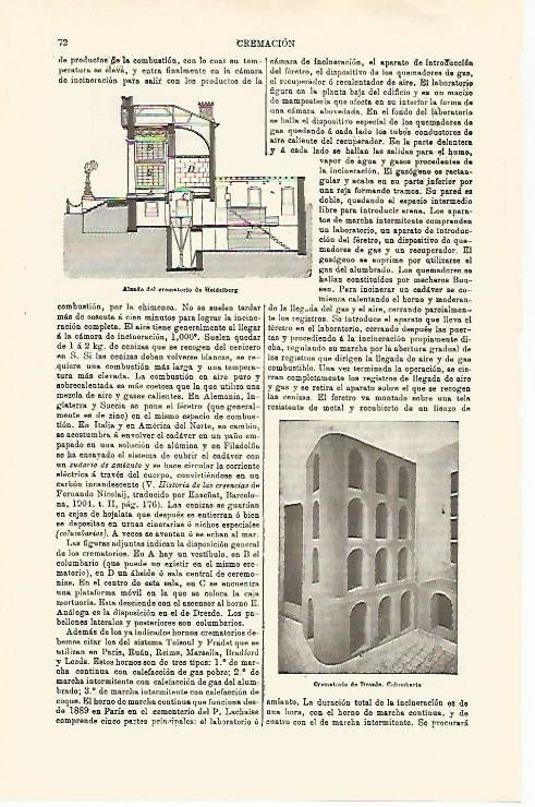 LAMINA ESPASA 29715: Crematorio de Heidelberg y de Dresde
