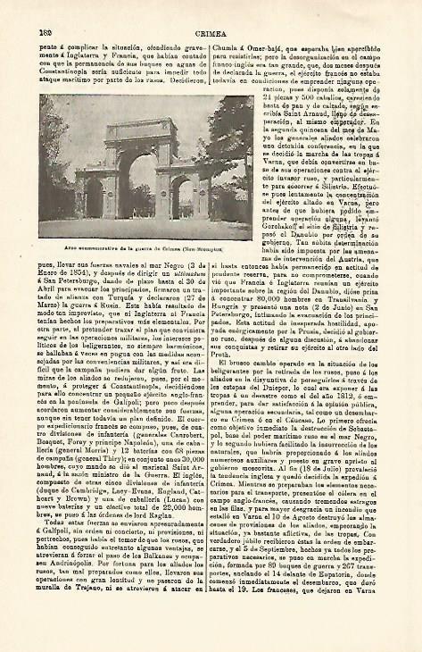 LAMINA ESPASA 29728: Arco de la Guerra de Crimea en New Brompton