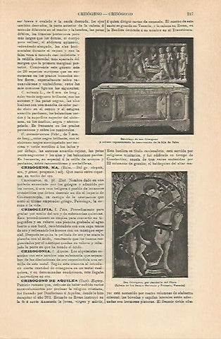 LAMINA ESPASA 29738: Sarcofago de San Crisogono