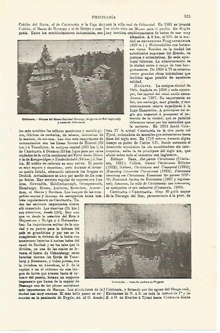 LAMINA ESPASA 29744: Parque en Cristiania Noruega