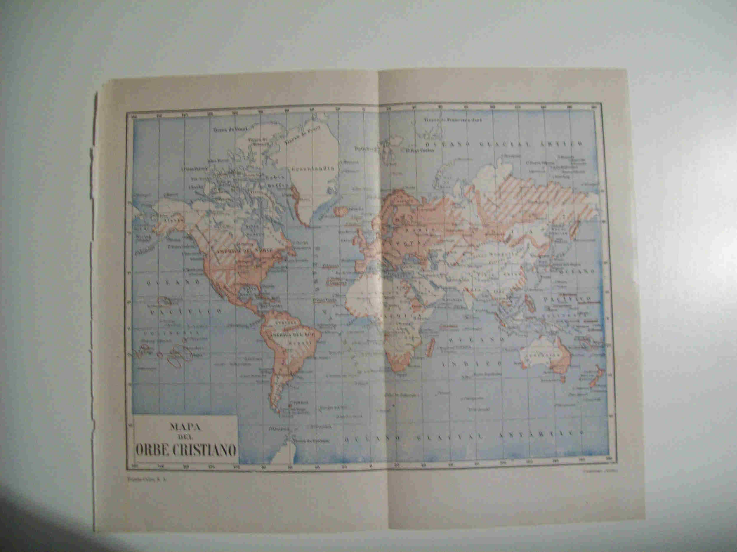 LAMINA ESPASA 29746: Mapa del Orbe Cristiano