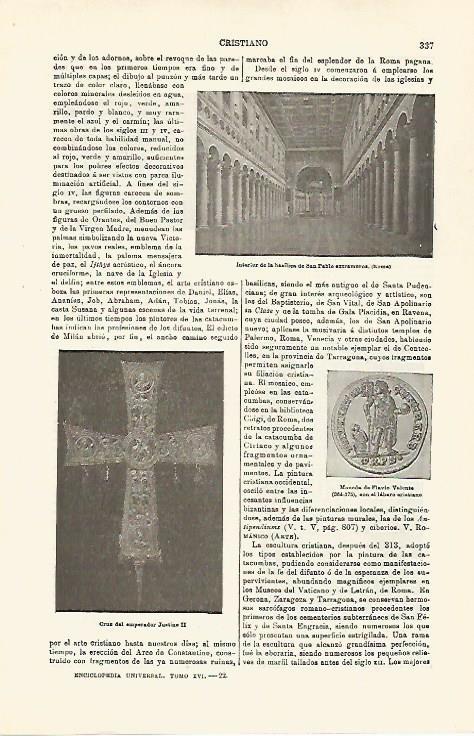 LAMINA ESPASA 29749: Cruz de Justiano II 