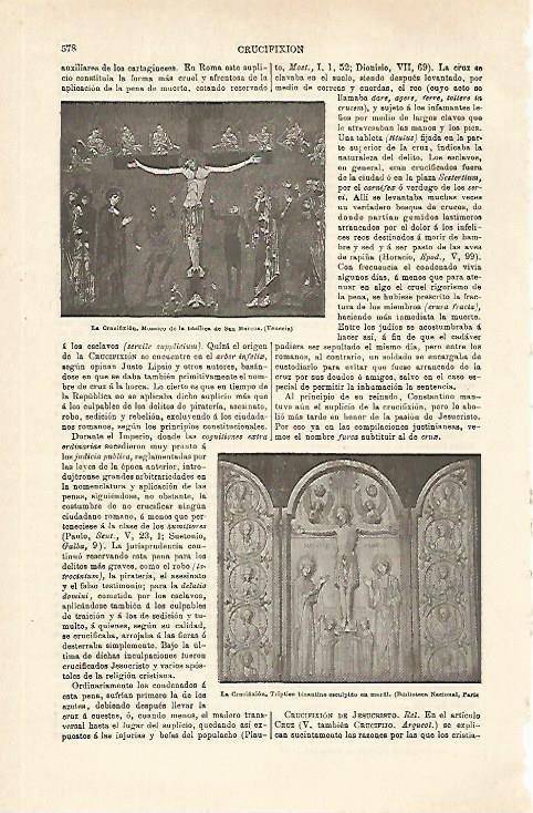LAMINA ESPASA 29780: La Crucifixion en la Basilica de San Marcos de Venecia