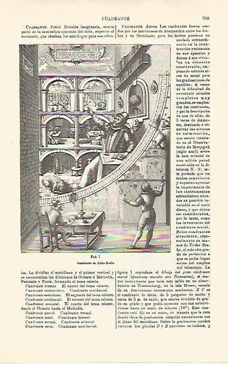 LAMINA ESPASA 29802: Cuadrante de Ticho-Brahe