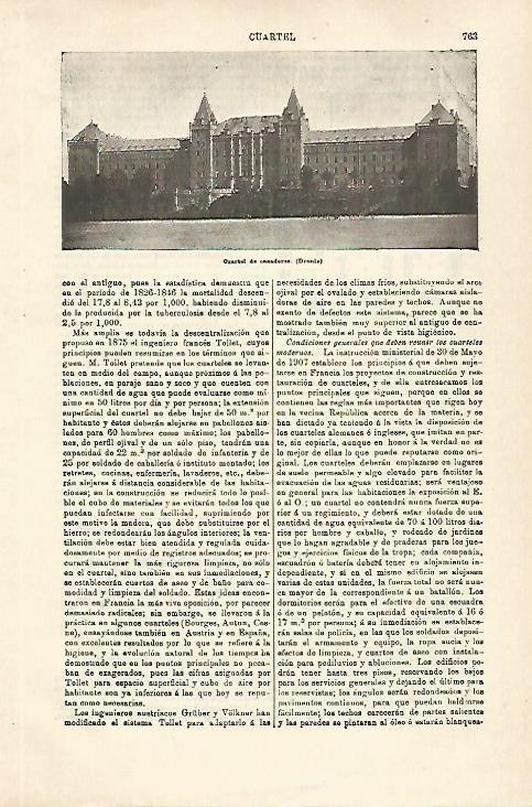 LAMINA ESPASA 29807: Cuartel de cazadores en Dresde