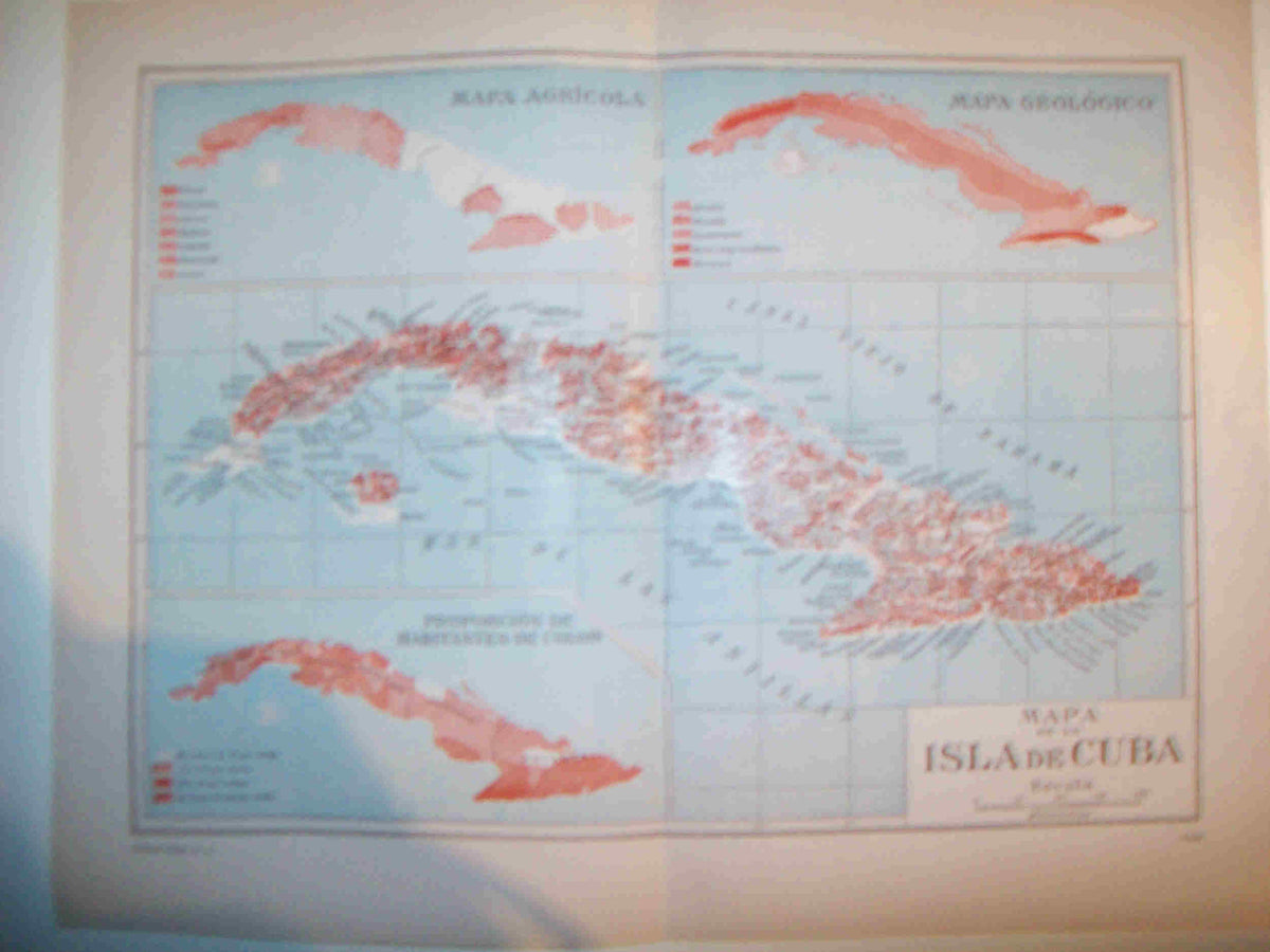 LAMINA ESPASA 29811: Mapa de la isla de Cuba