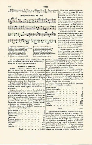 LAMINA ESPASA 29815: Himno nacional de Cuba