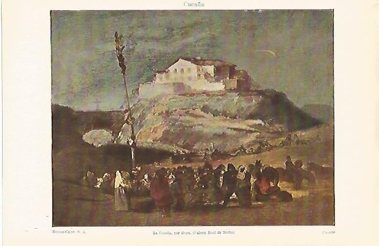 LAMINA ESPASA 29819: La Cucaña por Goya