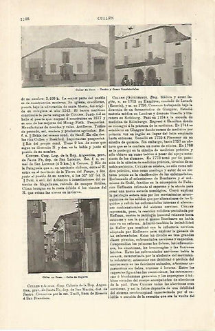 LAMINA ESPASA 29851: Teatro y Ayuntamiento de Cullar de Baza Granada