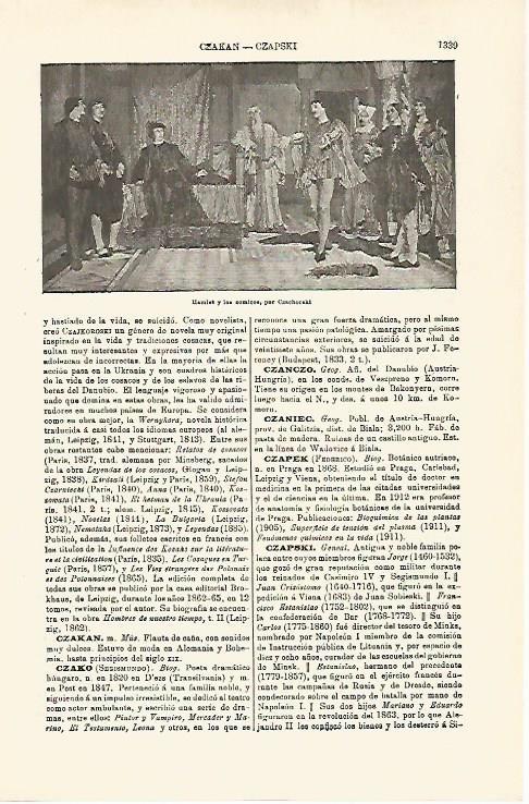 LAMINA ESPASA 29894: Hamlet y los comicos por Czachorski