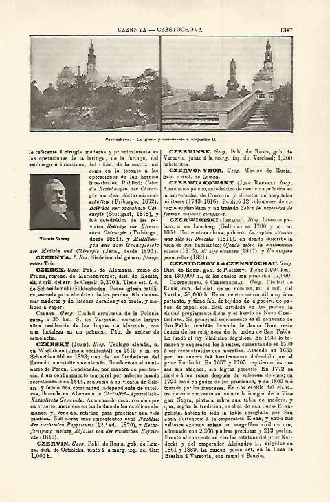 LAMINA ESPASA 29896: Iglesia de Czestochova Rusia