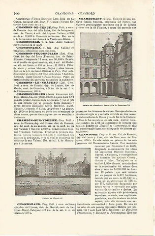 LAMINA ESPASA 29909: Palacio de Chambord Francia