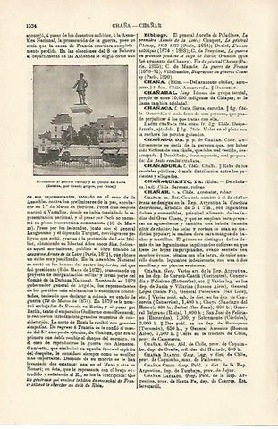 LAMINA ESPASA 29925: Monumento al general Chanzy 