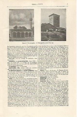 LAMINA ESPASA 29937: Mezquita y torre de Uskub Bulgaria