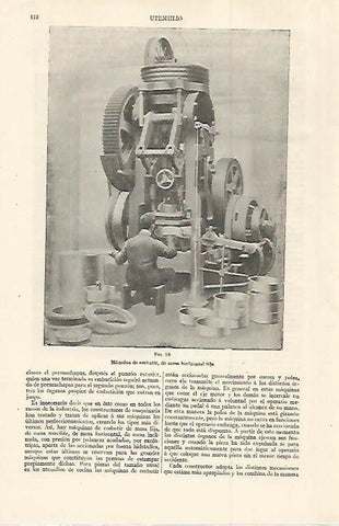 LAMINA ESPASA 29944: Maquina de embutir