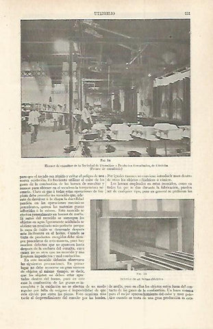 LAMINA ESPASA 29948: Horno de la Sociedad de Utensilios y Productos Esmaltados de Cordoba