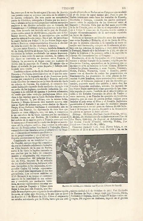 LAMINA ESPASA 29953: Escena de cocina por A. van Utrech