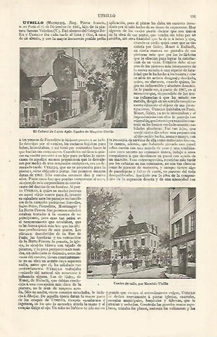 LAMINA ESPASA 29957: El Cabaret du Lapim Agile por M. Utrillo