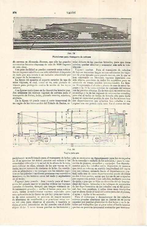 LAMINA ESPASA 29978: Plataforma para transporte de cañones
