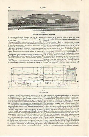 LAMINA ESPASA 29978: Plataforma para transporte de cañones