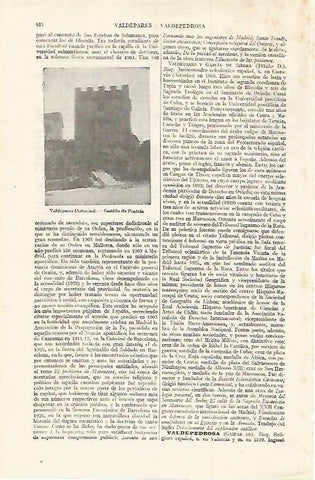 LAMINA ESPASA 29986: Castillo de Pontria en Valdepares Asturias