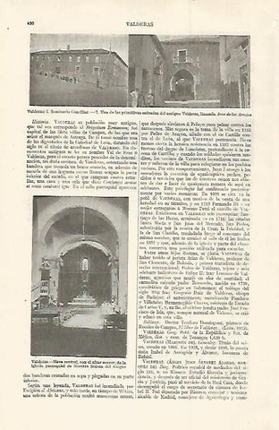 LAMINA ESPASA 29989: Seminario y puerta en Valderas Leon