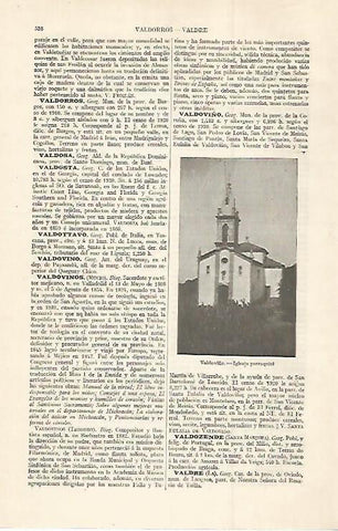 LAMINA ESPASA 30002: Iglesia de Valdoviño A Coruña