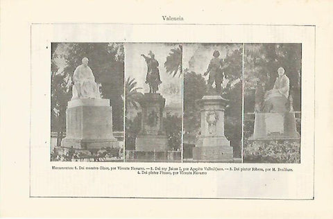 LAMINA ESPASA 30018: Monumentos en Valencia