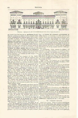 LAMINA ESPASA 30026: Anteproyecto de la Universidad de Valencia